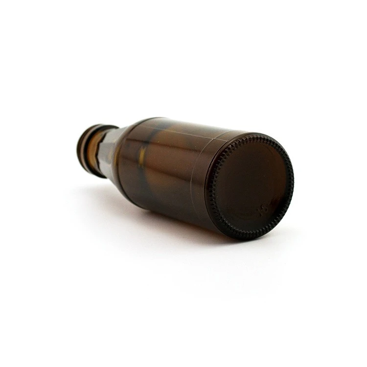 Amber Syrup Bottle